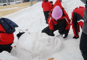 Tarihi, kar heykelleriyle anlattılar
